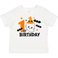 thumbnail image 3 of Inktastic 1st Birthday with Ghost and Bats Halloween Boys or Girls Toddler T-Shirt, 3 of 5
