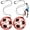 Red, variant on 2PCS Football Kick Trainer Soccer Ball Trainer Net Kicker, Fits Ball Size 3, 4, 5, Solo Soccer Kick Practice Training Aid Soccer Return for Youth Adults(Red)