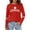 Red, variant on Public Womens Plus Size Long Sleeve Graphic Tees Causal Canada Letter Maple Leaf Printed T-Shirts Summer Crew Neck Loose Fit Tops Shirts Y_Grey L
