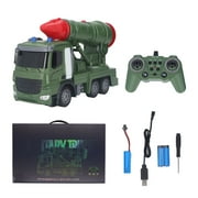 RC Truck Toy 2.4G Wireless Remote Control High Simulation Sturdy Construction Heavy Truck Model