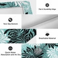 thumbnail image 6 of Outdoor Rug 3x5 ft Chrysanthemum Outdoor Large Area Rug Non Slip Rubber Vintage Green Black Floral Front Door Mat RV Rug Camping Carpet Patio Outdoor Rugs for Backyard Balcony Deck Porch Indoor, 6 of 9
