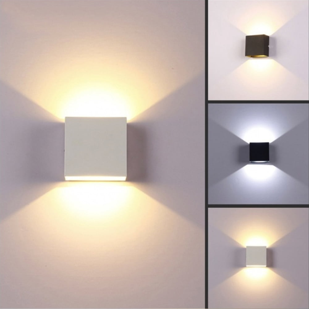 6W LED Wall Lamp Wall Mounted LED Light Cube COB Indoor Sconce Aluminum