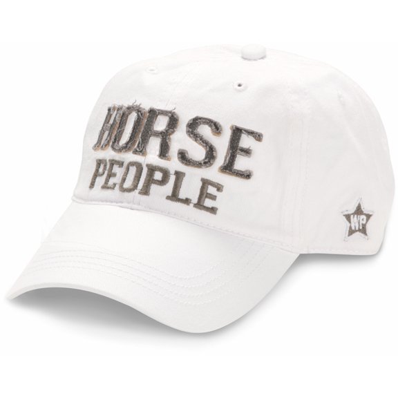 Pavilion Gift Company - Horse People - White Adjustable Hat