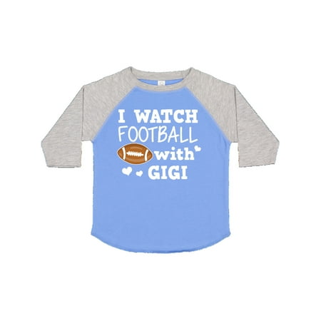 

Inktastic I Watch Football with My Gigi Gift Toddler Boy or Toddler Girl T-Shirt