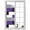 Purple Gray Black, variant on Static Cling Door Window Covering, Navy Blue Grey Geometric Window Privacy Film Frosted, Modern Black White Abstract Art UV Blocking Windows Film for Office, Hotel, Bedroom, 29.5 x 78.7 Inches
