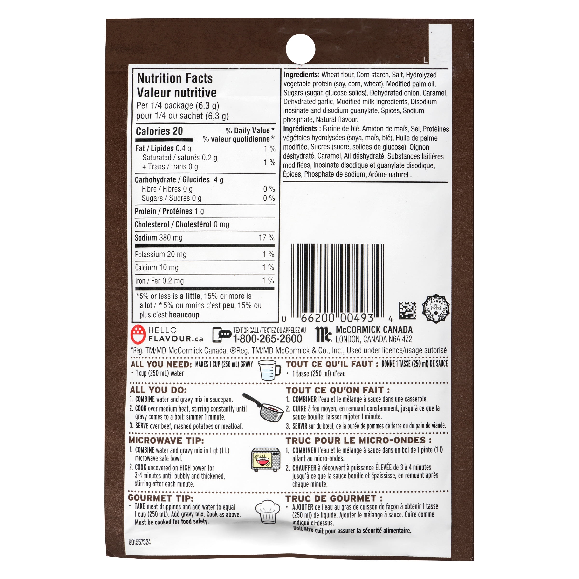 Club House Mélange à Sauce, Brune 25 g