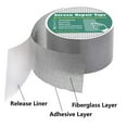 thumbnail image 3 of 1 Roll 2M Window Screen Repair Tape Window Screen Door Repair Kit Fiberglass Cloth Mesh Tape for Repair Holes Tears, 3 of 10