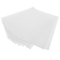 FONDOTIN Sticky Embroidery Stabilizer Water Soluble Self-Adhesive Non-Woven Fabric White 10 Sheets