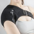 Heated Shoulder Wrap Brace,Portable Electric 3 Heating Setting Wireless