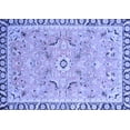 thumbnail image 1 of Ahgly Company Indoor Rectangle Oriental Blue Modern Area Rugs, 8' x 10', 1 of 4