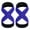 Blue, variant on Dujiujun 1 Pair Figure 8 Lifting Strap Men Women Anti-Slip Padded Weightlifting Grip Band Bodybuilding Powerlifting Strength Training Home Gym Deadlifts Wrist Strap