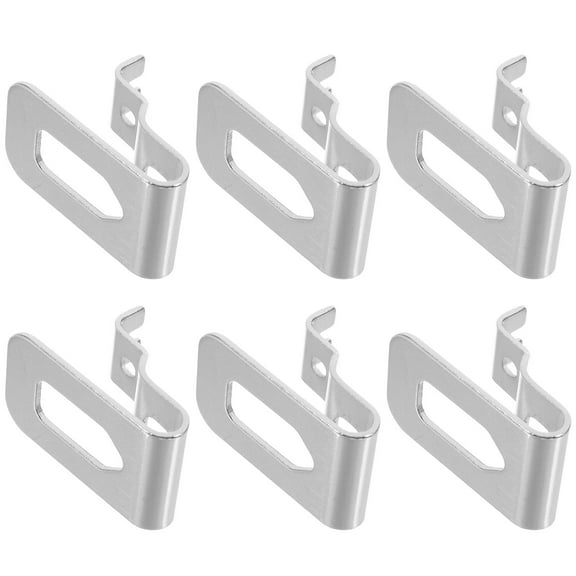 RENACLIPY Stainless Steel Drill Belt Clips Multifunctional Tool Hooks 6 Pieces Heavy Duty