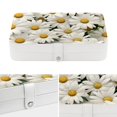 thumbnail image 4 of Daisy Portable PU Leather Necklace Organizer with Removable Compartment and Jewelry Boxes - Necklace Holder/Jewelry Box, 4 of 6