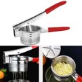 thumbnail image 2 of Airle Potato Masher Heavy Duty Non-slip Handle Make Vegetable Stuffing Stainless Steel Professional Mini Handheld Ginger Mincer Squeezer Kitchen Tool, 2 of 6