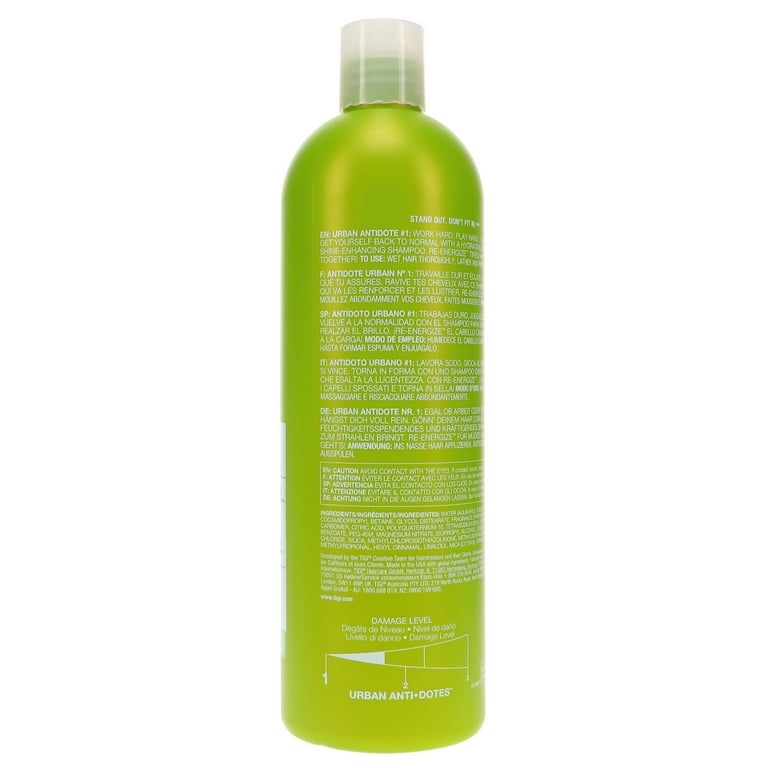 TIGI Bed Head Urban Antidotes Re-Energize 1 Shampoo 25.36 oz TIGI Bed Head Urban Antidotes Re-Energize 1 Shampoo 25.36 oz