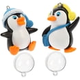 thumbnail image 2 of Miangastore Figurines de Pingouin PVC Blanc Ensemble de 4 7.1x5.1 Po, 2 of 9