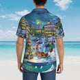 thumbnail image 6 of Fotbe Christmas Tree Hawaiian Shirt For Men Unisex Summer Beach Casual Short Sleeve Cotton Linen Button Down Shirts-3x-Large, 6 of 9