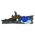 thumbnail image 4 of Penn-Plax Deco-Replicas Sunken Battleship Aquarium Decor– Small Resin, 4 of 5