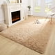 thumbnail image 5 of Alfombra Merelax 152x244 cm Grande de Peluche Antideslizante Color Beige Claro, 5 of 6