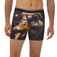 thumbnail image 2 of Cauagu Modern Funny Duck Print Men's Boxer Briefs, Funny & Cute Underwear Elastic Waistband Briefs Ideal Gift for Men,1-Pack, 2 of 7