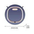 thumbnail image 3 of Smart Robot Vacuum Cleaner Rechargeable Auto Mopping Sweeping Machine Ultra-Thin Quiet Cordless Multi-Surface Pet Hair Cleaning for Home Floor, 3 of 3