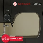 ماكينة خياطة ميكانيكية Singer M1150 مزودة بـ 45 غرزة، وإضاءة Led وفتحة زر بخطوة واحدة | الاختيار الذكي للإهداء (أسود)