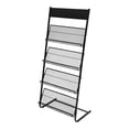 thumbnail image 6 of DENEST Office Newspaper Rack Magazine Stand Literature Holder Book Magazine Display, 6 of 18