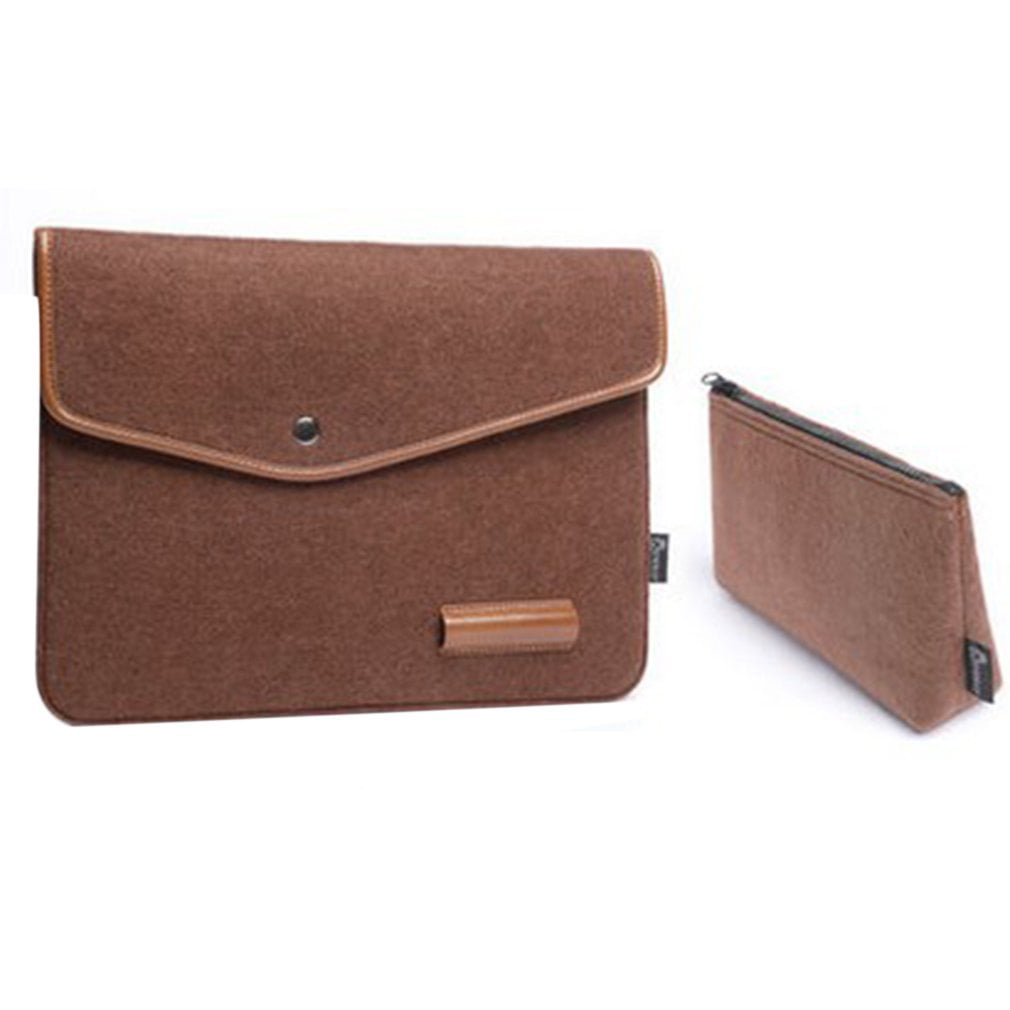 Woolen Felt Envelope Laptop Sleeve Bag Case For MacBook Air Pro 11" 13" 15" WQ 