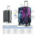 thumbnail image 4 of Yiaed Hip-Hop Glasses Gorilla Print Travel Luggage Cover Suitcase Protector Fits 18-32 Inch Luggage Wheel Covers Patterned Elastic Luggage Anti-scratch（No luggage）-Small, 4 of 5
