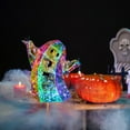 thumbnail image 6 of Twfbrm Halloween LED Lights-Prismatic Iridescent Spooky Ghost 15.75" Light String with Colorful Luminous Decoration Clear Iridescent Ornaments Christmas Gifts for Kids, 6 of 7