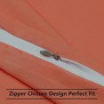 thumbnail image 4 of Orange Pillowcases Soft Microfiber Pillow Case with Zipper Standard, 2 Pack, 4 of 8