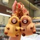 thumbnail image 3 of Kapi Bala doll, squeezeable keychain, bubble-blowing stress-relieving toy, quirky backpack charm, Bobo Chicken bubble-blowing 8cm (bagged), 3 of 5