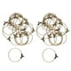 thumbnail image 1 of 40 Udades de Bronce Oído de Ambre 25mm Diámetro Pendiente de Aros Pendientes Huggie Hoop Pendientes para Joyería de Soledad Aretes de aro huggie, 1 of 9