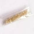 thumbnail image 3 of 1000 unidades 2x2mm tapón clip perlas encantos diy collar pulsera KC oro Sunnimix Granos del tapón, 3 of 8