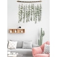 thumbnail image 4 of JTWEB Decoración de Pared de Eucalipto Artificial - Colgar en la Pared Eucalipto Verde Da a Cualquier Habitación un Toque Natural, Moderno y Moderno - Decoraciones Boho para Recámara, Decoración de P, 4 of 11