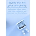 thumbnail image 6 of Acuvar Wireless Bluetooth Earbuds with LCD Charging Case, Noise Cancelling Earphones with mic and touch controls, Light Blue, 6 of 7