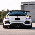 thumbnail image 6 of PrismBeam LED RGB Tail Lights Replacement for 10th Gen Honda Civic Hatchback Type R 2016-2021, Multi-Mode RGB with Turn Signal, Animation DRL, Pair, 6 of 12