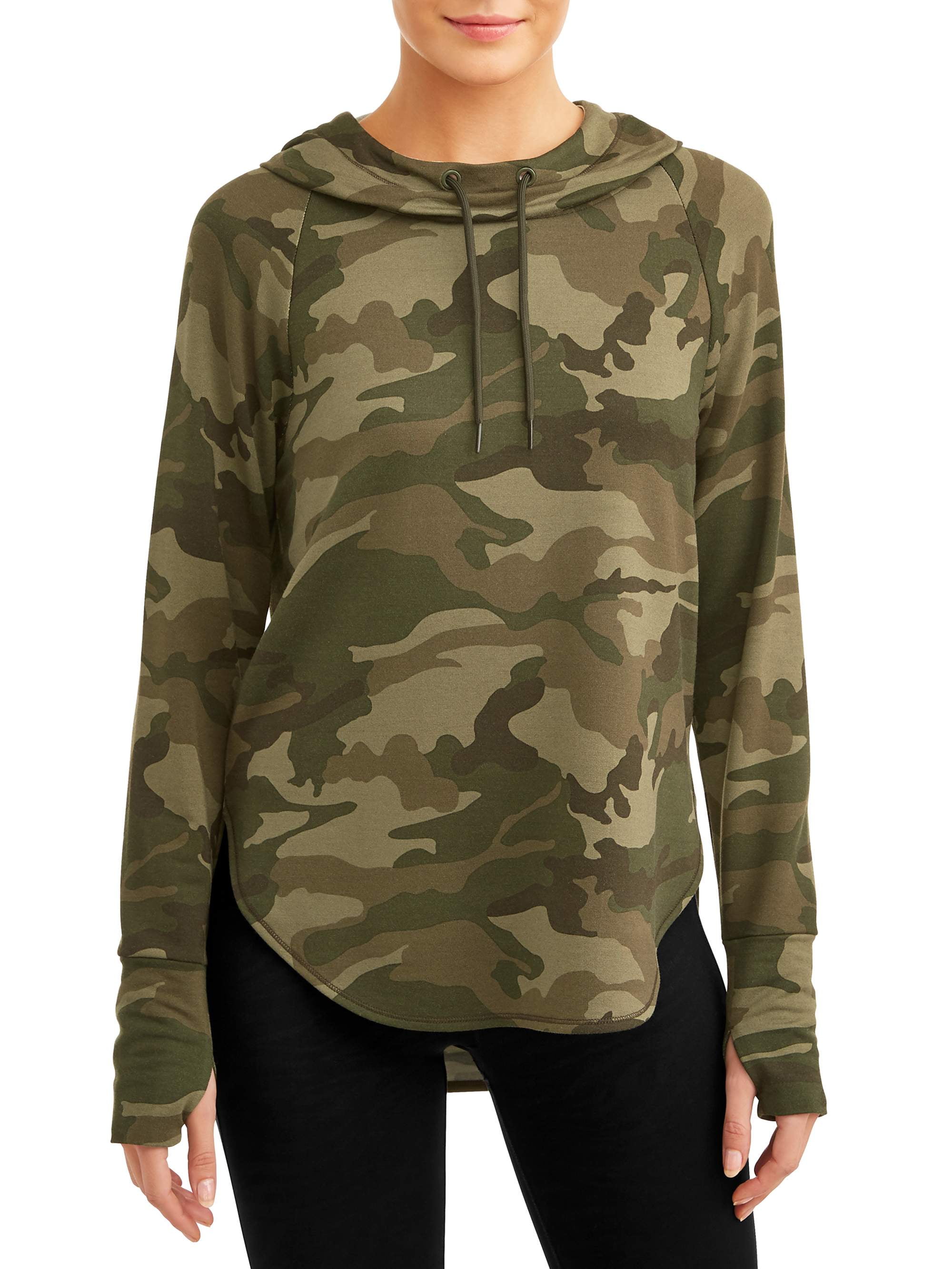 camo print sweatshirt womens