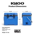 thumbnail image 5 of Igloo 25 QT Overland Ice Chest Cooler, Blue, 5 of 30