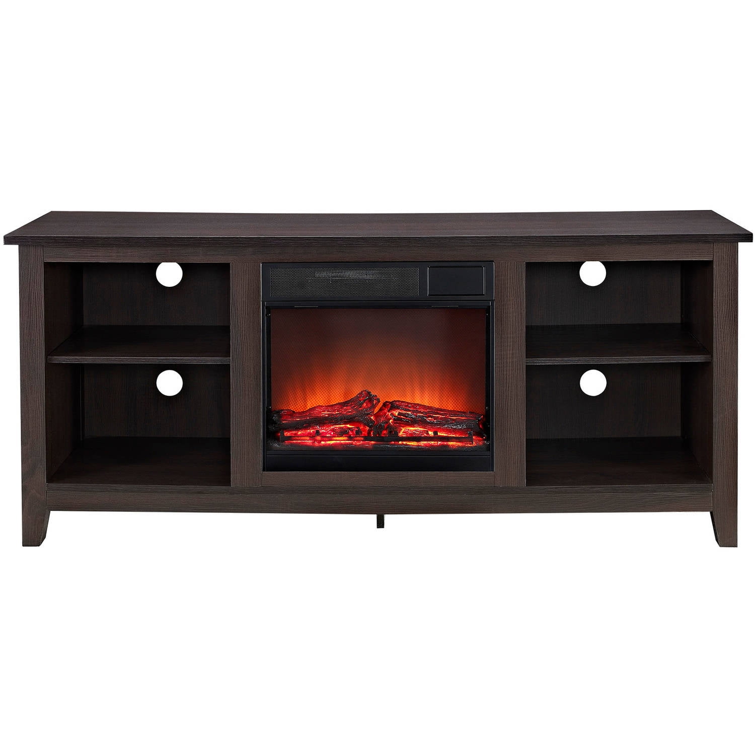 Multiple Colors Details about   Electric Fireplace TV Console for TVs up to 64" 