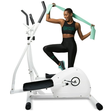 ALSO GO Elliptical Exercise Machine, Elliptical Machine for Home, 8 Resistance Method Cardio Workout, Elliptical Training LCD Monitor, 350 lbs Weight Capacity