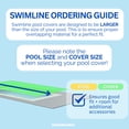 thumbnail image 5 of Swimline Hydrotools Super Guard Winter Cover for 24 x 24 Ft Above Ground Rectangle Pools, 5 of 7