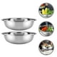 thumbnail image 3 of Juego de 2 recipientes de acero inoxidable para lavar verduras, frutas y ensaladas., 3 of 8
