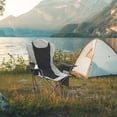 thumbnail image 4 of 2 Pack Folding Camping Chairs, Heavy Duty Portable Outdoor Chairs for Adults, Adjustable Angled Backrest, Supports Up to 350lbs, with Carry Bag, 4 of 9