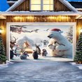 thumbnail image 3 of Xihbxyly Ofertas Del Prime Day Decoración Navideña para Puerta de Garaje, Cubierta Navideña para Puerta de Garaje, Mural Grande de Feliz Navidad para Puerta de Garaje, Cartel Navideño Colgante para F, 3 of 6