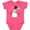 Retro Heather Pink, variant on Inktastic Top Hat Snowman with Christmas Tree and Candy Cane Boys or Girls Baby Bodysuit