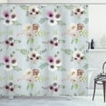 thumbnail image 1 of Ambesonne Anemone Flower Shower Curtain, Shabby Bridal, 69"Wx70"L, Multicolor, 1 of 3