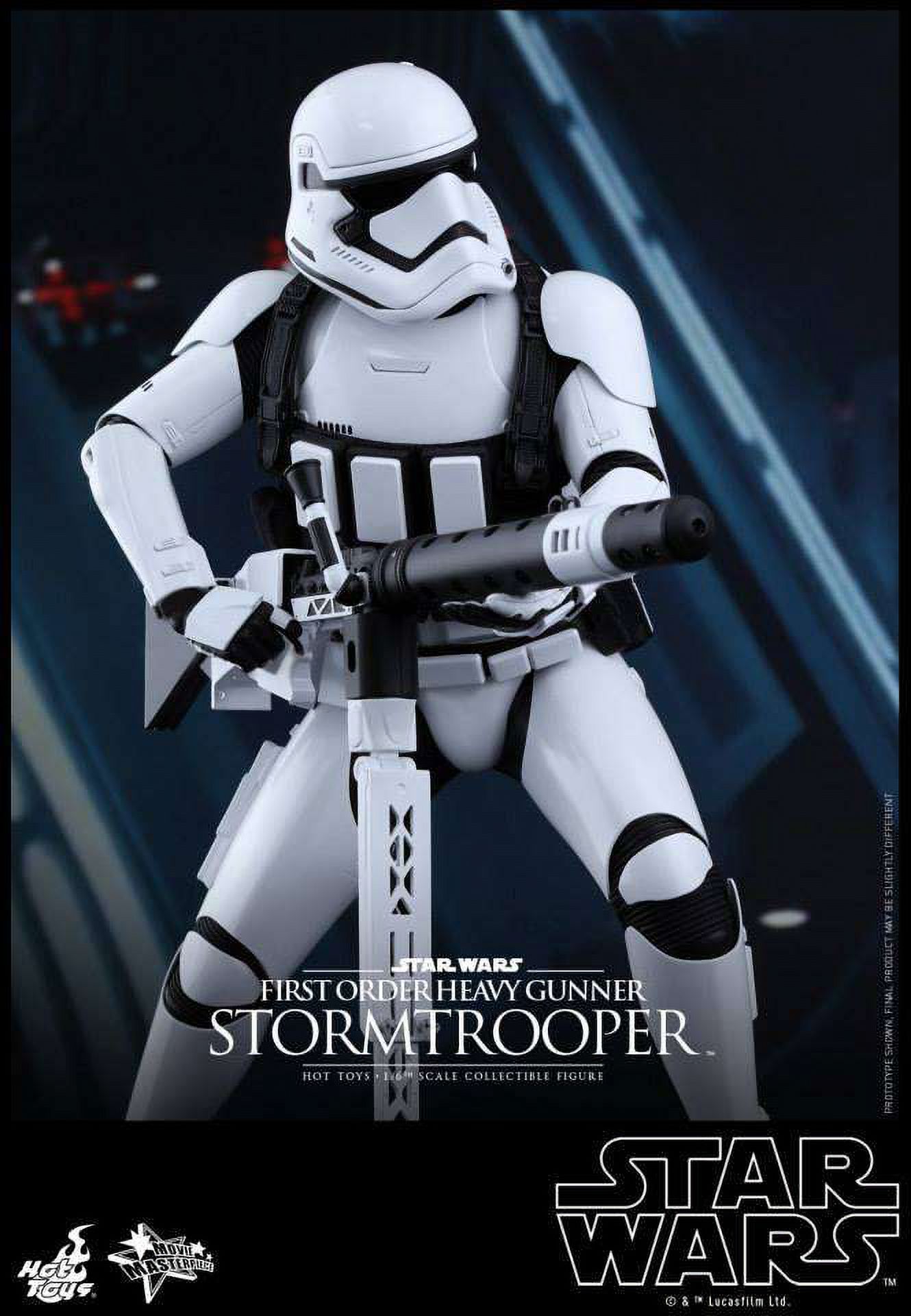Star Wars The Force Awakens First Order Heavy Gunner Stormtrooper Collectible Figure
