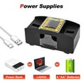 thumbnail image 5 of Fonbear 2 Deck Automatic Card Shuffler - Usb & Battery-Operated Electric Shuffler (Playing Card Included) - Great For Home & Tournament Use For Classic Poker & Trading Card Games, 5 of 5