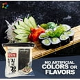 thumbnail image 5 of 100 Full Size Sheets Resealable Bag Yaki Sushi Nori Roasted Seaweed Rolls N Wraps Laver 200 Gram - 7.05 Ounce, 5 of 7